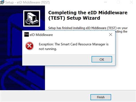 The Smart card resource manager is not running in Windows